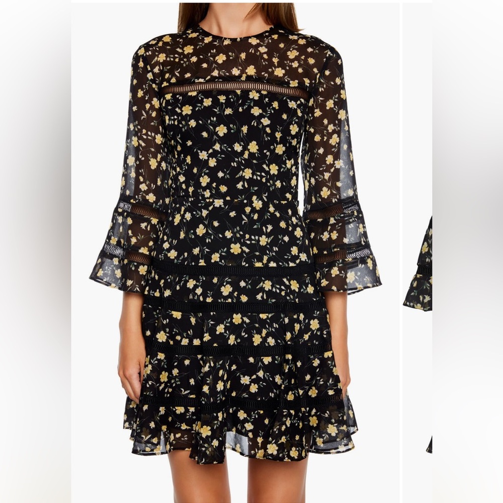 Bardot Poppy Print Mini Dress - New With Tags NWT! - Picture 10 of 12